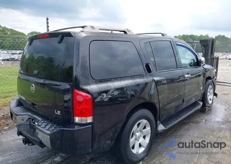 2006 Nissan Armada Le from USA, damaged, VIN 5N1AA08B76N703657